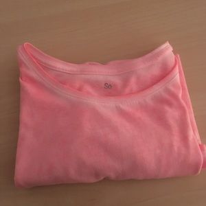 Girls coral pink T-shirt